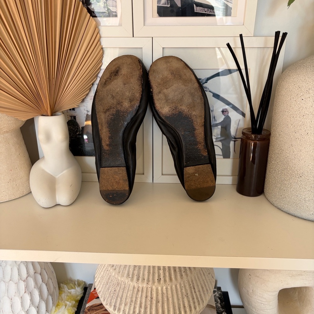 See by Chloe Black Leather Ballet Flats - Picture 4 of 4